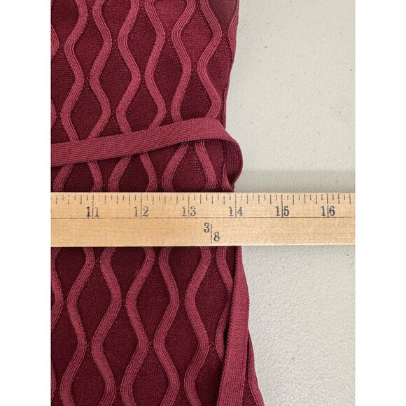 Guess‎ marciano Lucia Belted Wavy Sweater Dress sexy sz M - Picture 7 of 10